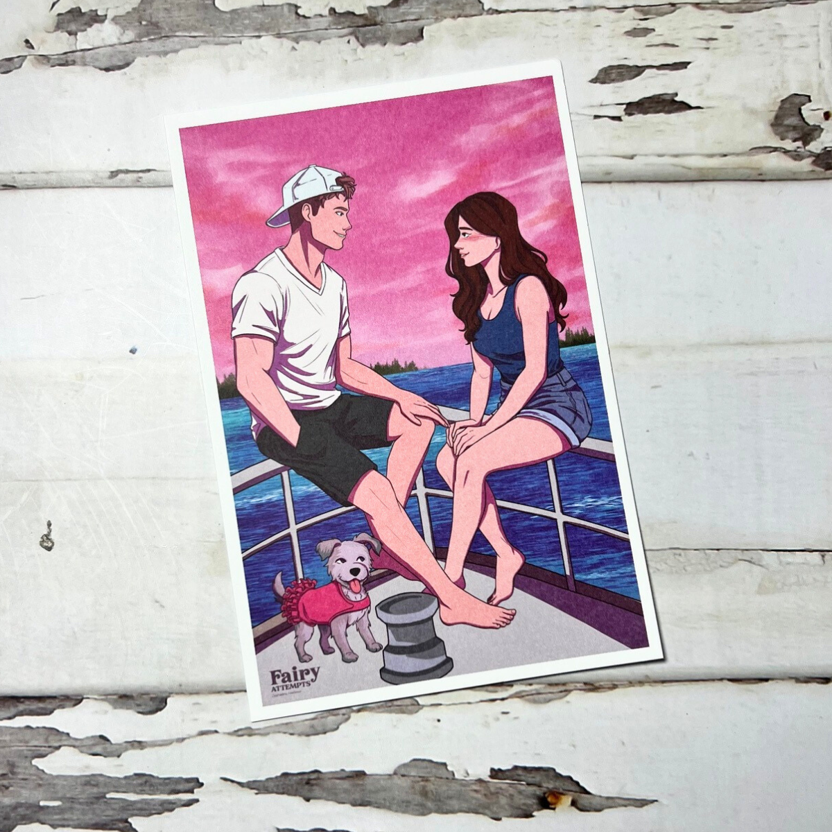 If All Else Sails Character Print - On Deck