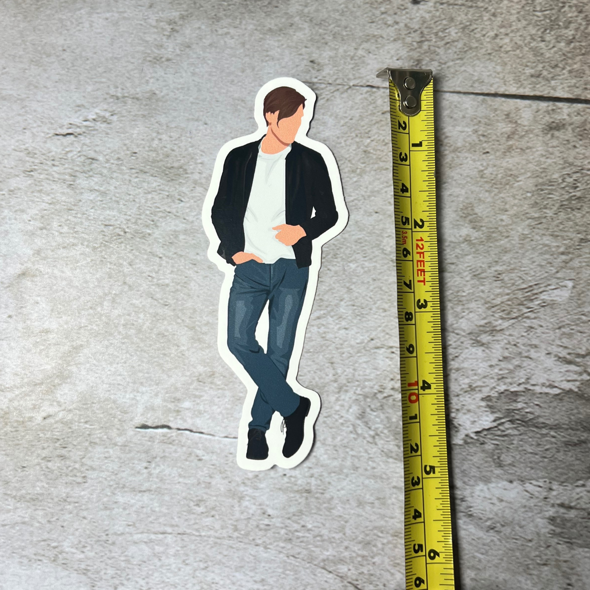 Sticker - Book Boyfriend James - 5" Vinyl