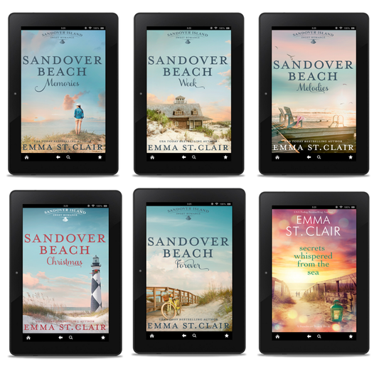 bundle of beach romances by Emma St. Clair sweet beach romance books