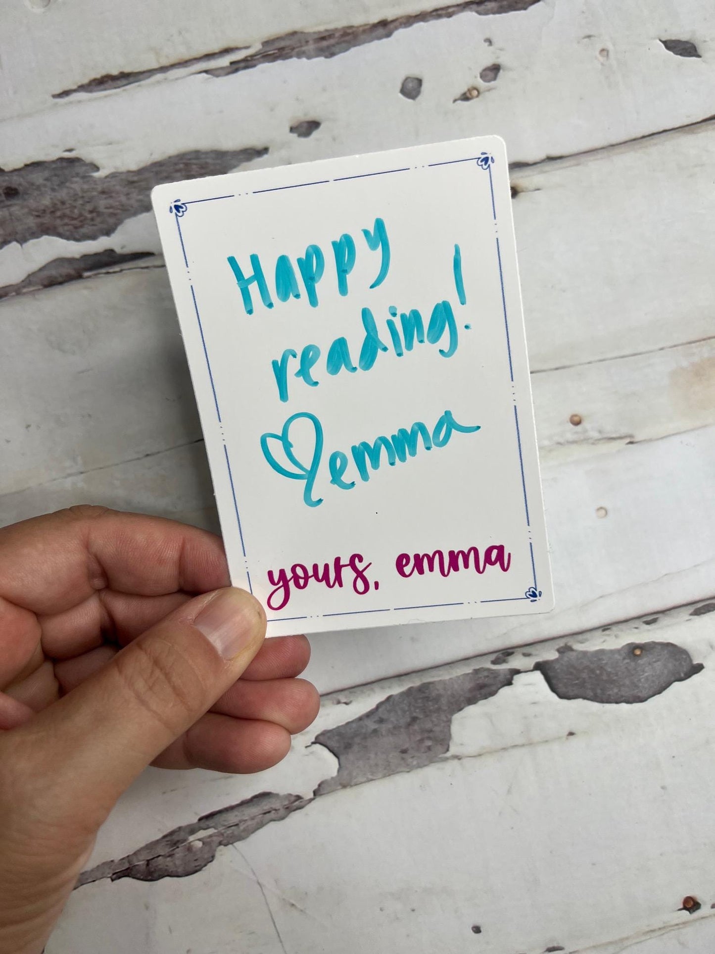 Bookplate - Yours, Emma
