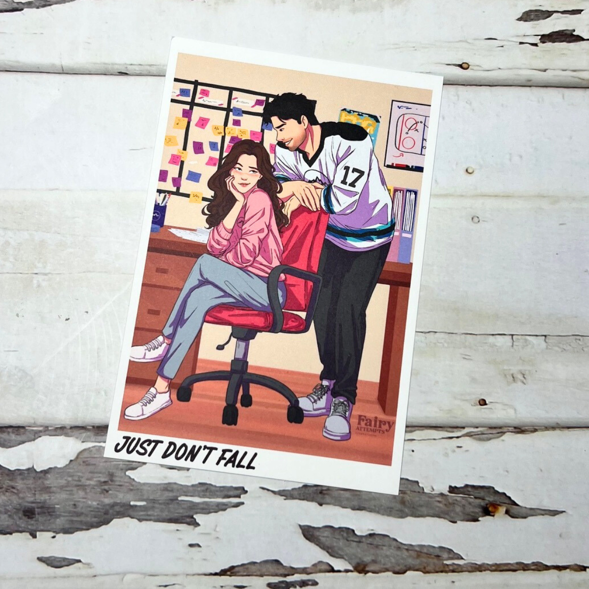 Just Don't Fall Character Print