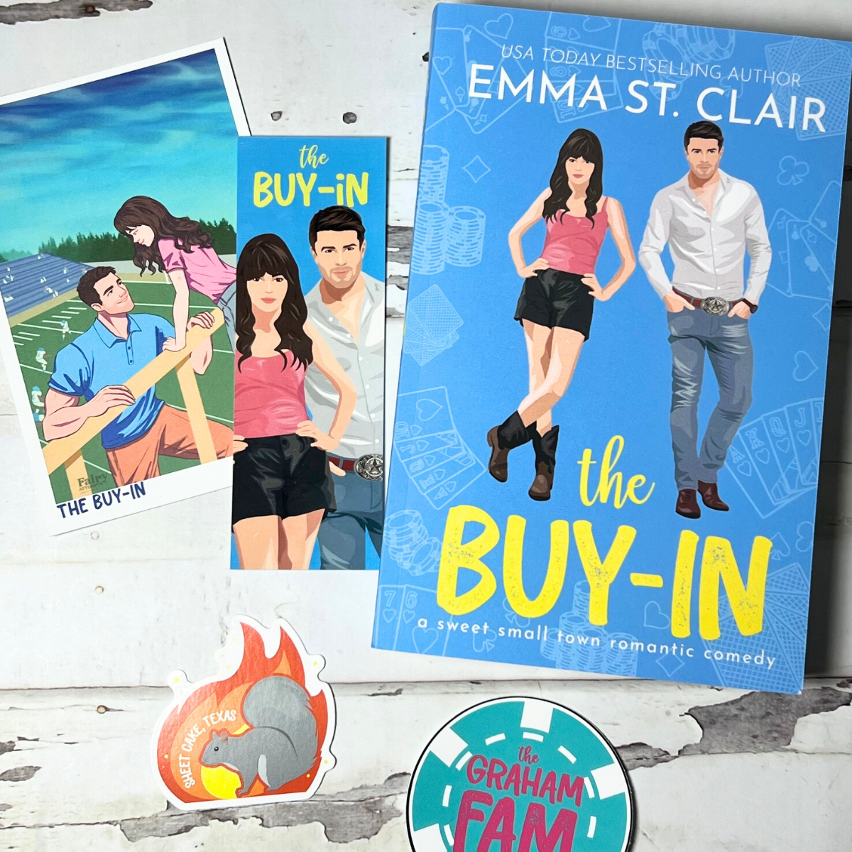 The Buy-In - Book and Swag Pairing