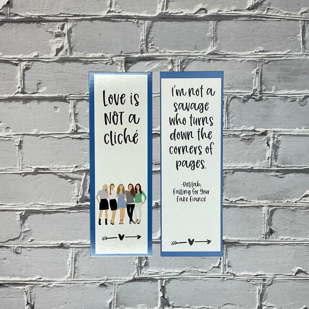Bookmark - "Love is not a cliché"