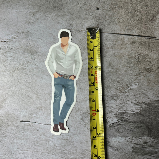 Sticker - Book Boyfriend Pat - 5" Vinyl