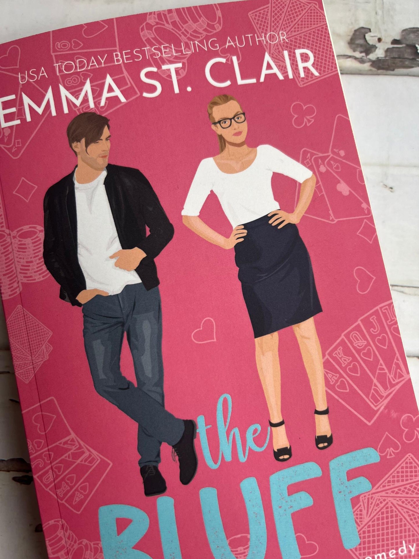 Signed Copy - The Bluff by Emma St. Clair (with faces)