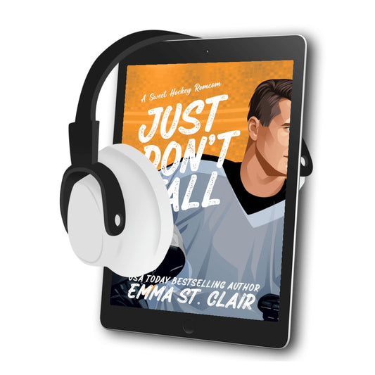 Just Don't Fall audiobook closed door brother's best friend hockey romance by Emma St. Clair