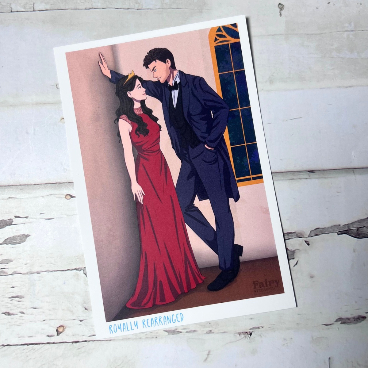 Royally Rearranged Character Print