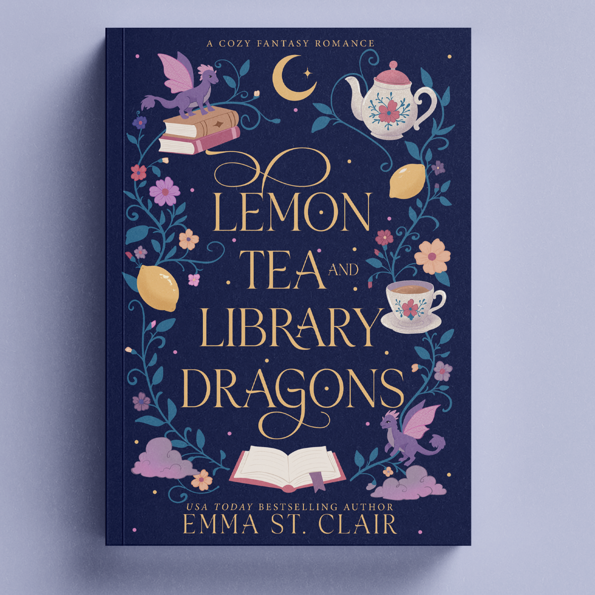 Signed Paperback PREORDER - Lemon Tea and Library Dragons