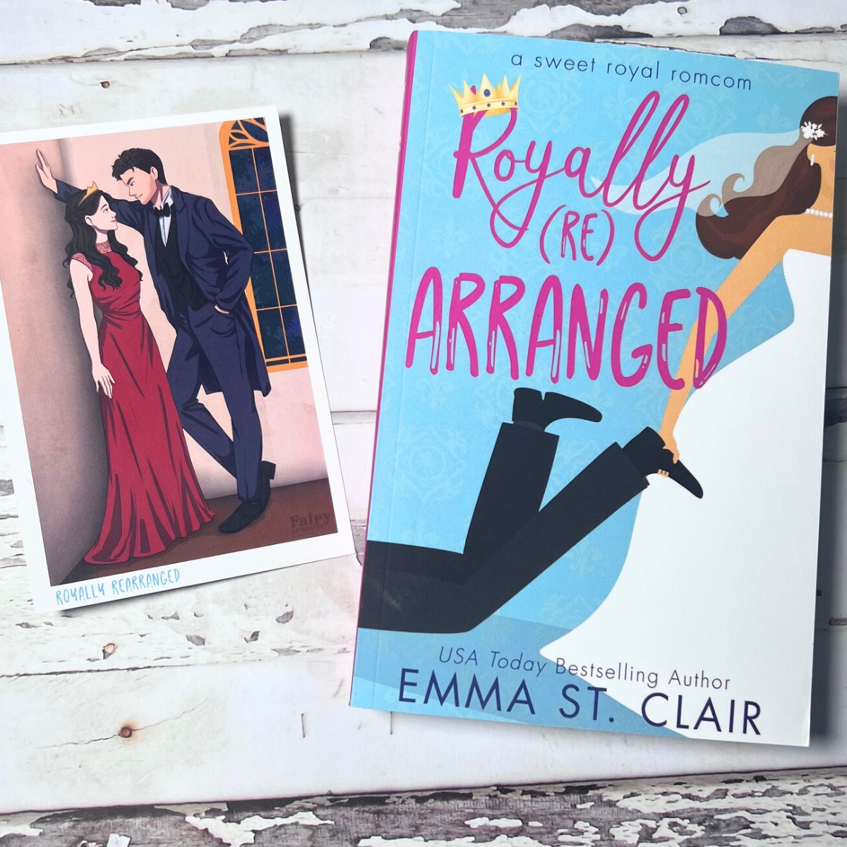 Royally Rearranged - Book and Character Art Pairing